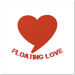 Floating Love Posters and Art